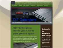 Tablet Screenshot of cltgutterglove.com